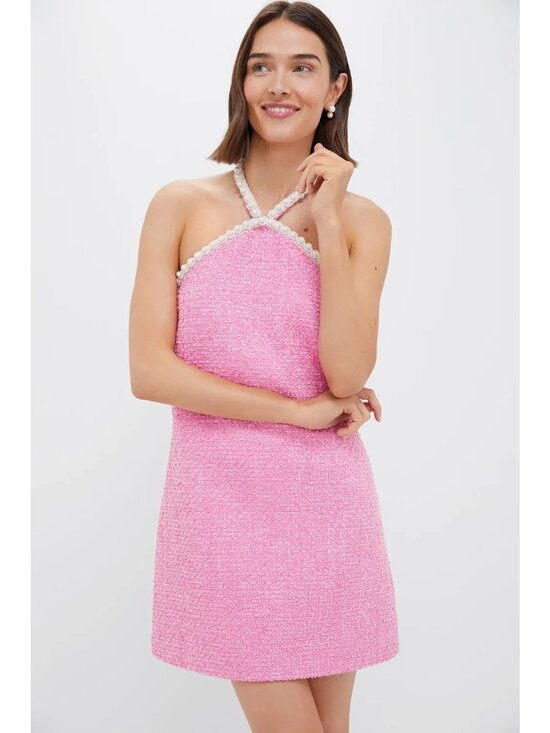 Hyacinth House Dresses & Skirts - HYACINTH HOUSE Tweed & Pearl Petra Mini Dress Berry Size XS (X2)